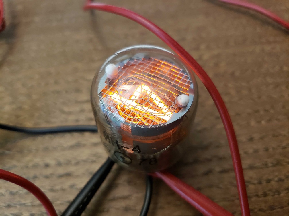 First time seeing a digit on a nixie tube!
