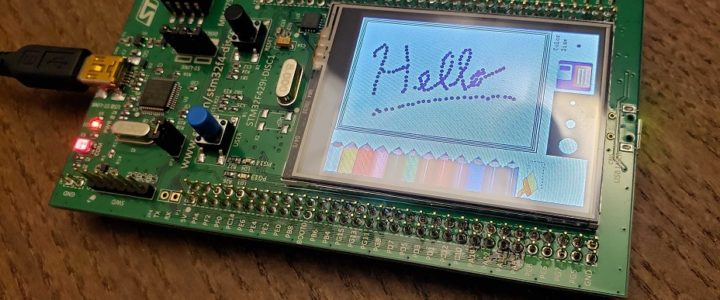 Oscilloscope Part 5 – ST Examples and LTDC Paint